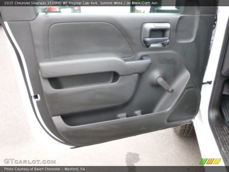 Summit White / Jet Black/Dark Ash 2015 Chevrolet Silverado 3500HD WT Regular Cab 4x4