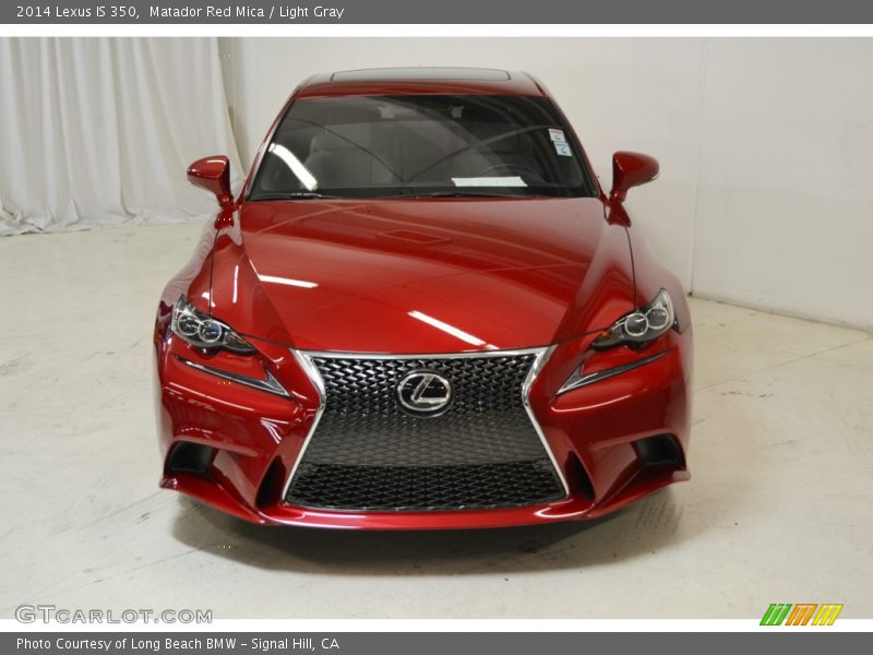 Matador Red Mica / Light Gray 2014 Lexus IS 350