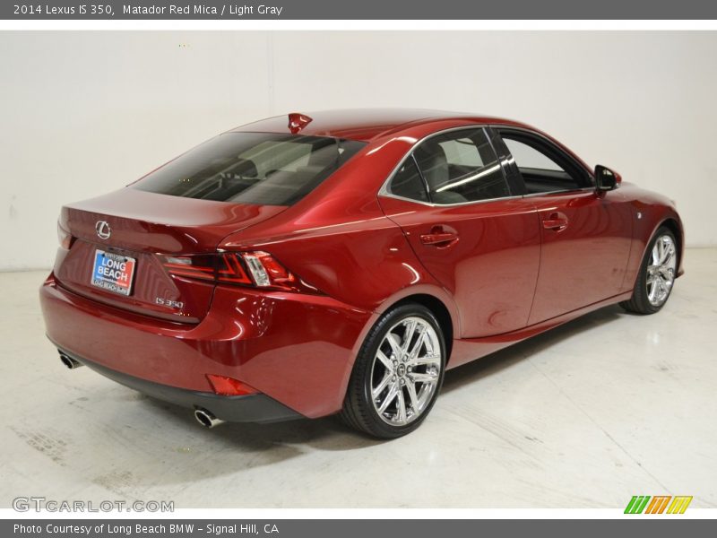 Matador Red Mica / Light Gray 2014 Lexus IS 350