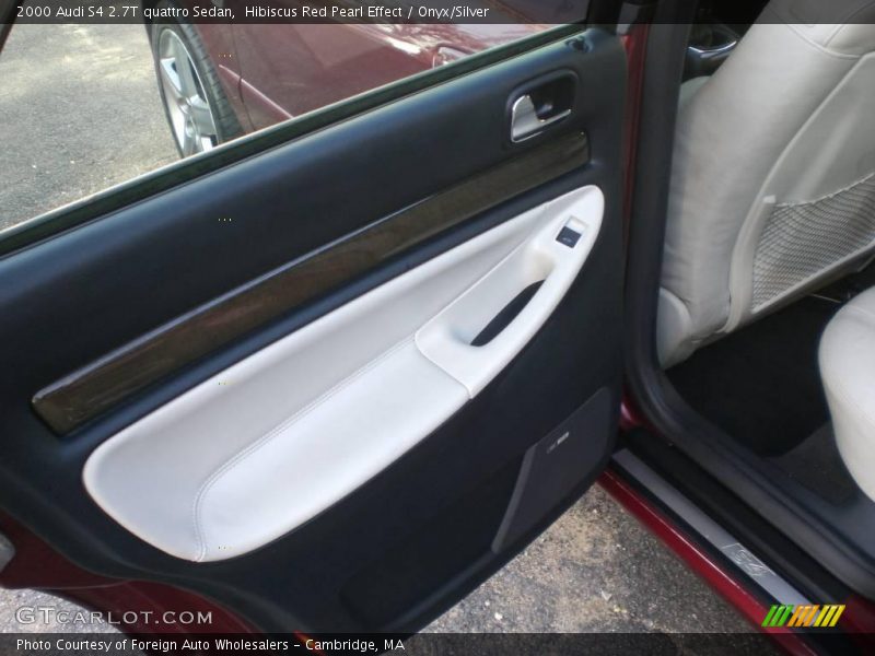 Hibiscus Red Pearl Effect / Onyx/Silver 2000 Audi S4 2.7T quattro Sedan