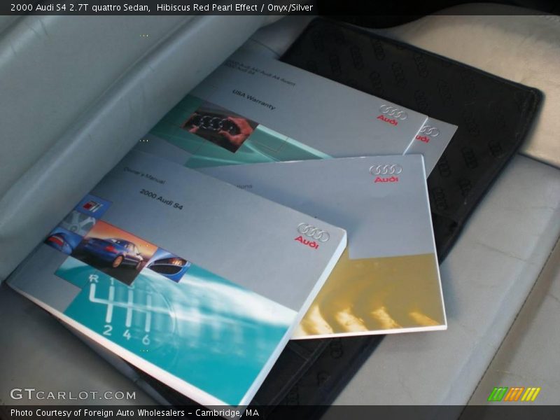Hibiscus Red Pearl Effect / Onyx/Silver 2000 Audi S4 2.7T quattro Sedan