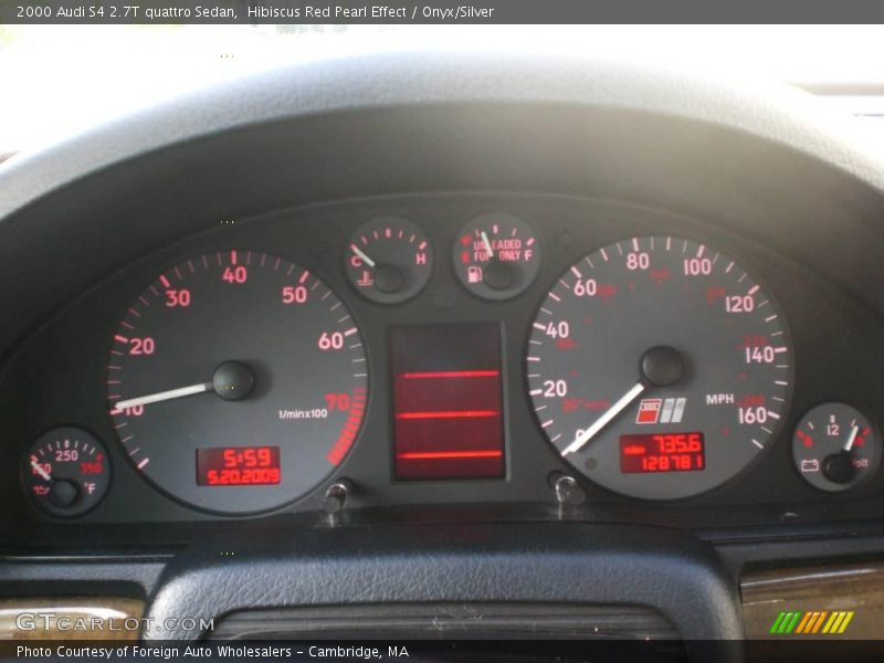 Hibiscus Red Pearl Effect / Onyx/Silver 2000 Audi S4 2.7T quattro Sedan