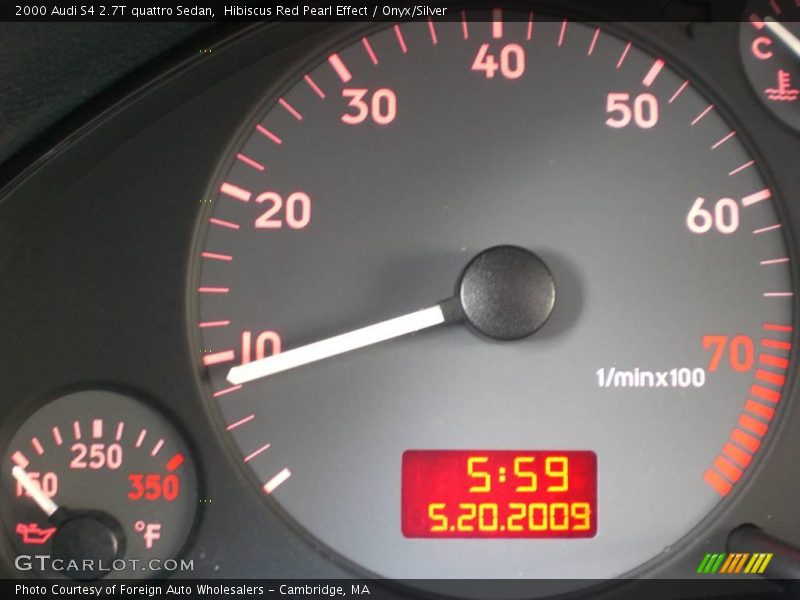 Hibiscus Red Pearl Effect / Onyx/Silver 2000 Audi S4 2.7T quattro Sedan