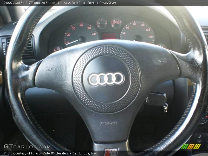 Hibiscus Red Pearl Effect / Onyx/Silver 2000 Audi S4 2.7T quattro Sedan