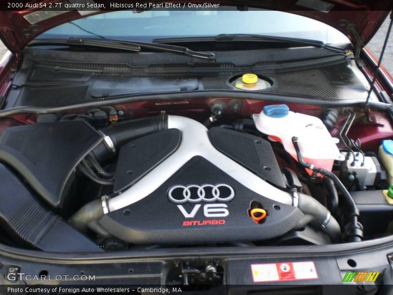 Hibiscus Red Pearl Effect / Onyx/Silver 2000 Audi S4 2.7T quattro Sedan