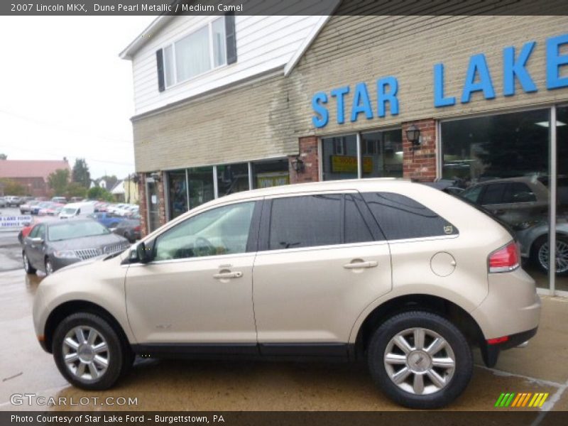 Dune Pearl Metallic / Medium Camel 2007 Lincoln MKX