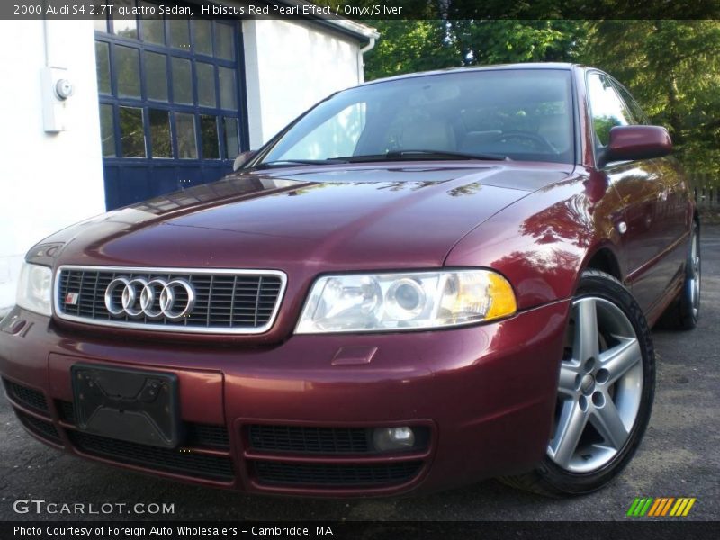 Hibiscus Red Pearl Effect / Onyx/Silver 2000 Audi S4 2.7T quattro Sedan
