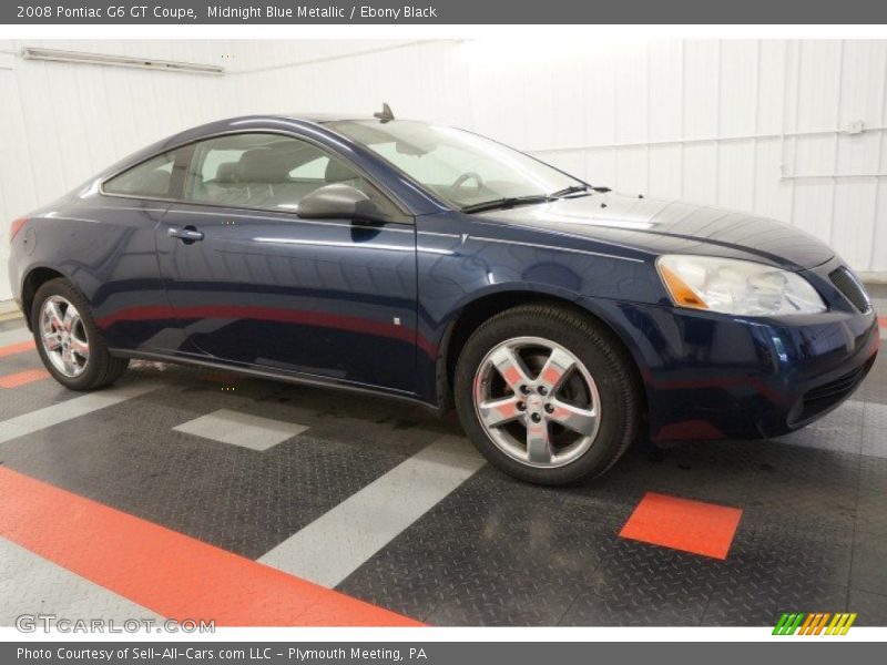Midnight Blue Metallic / Ebony Black 2008 Pontiac G6 GT Coupe