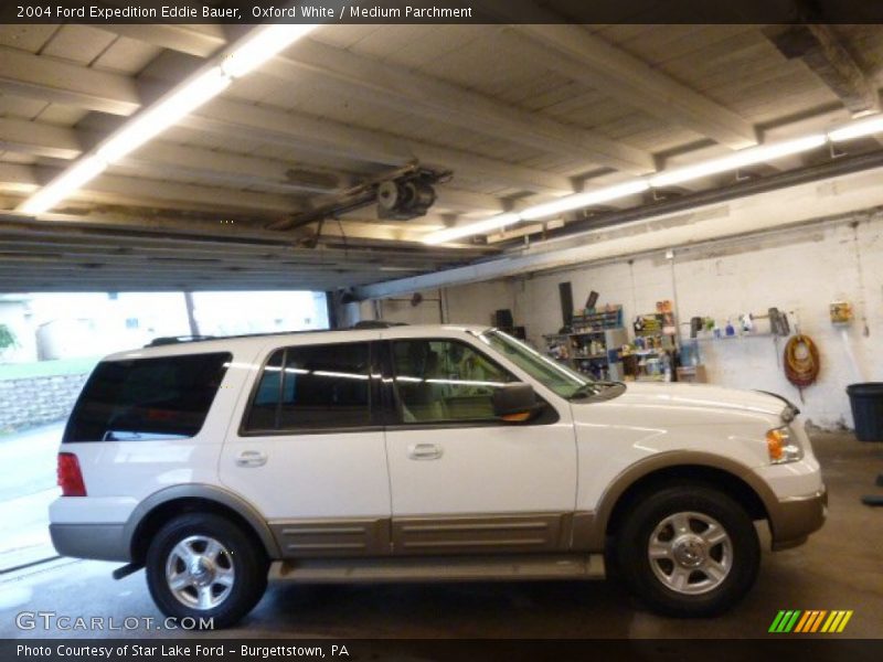 Oxford White / Medium Parchment 2004 Ford Expedition Eddie Bauer