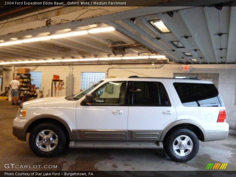 Oxford White / Medium Parchment 2004 Ford Expedition Eddie Bauer
