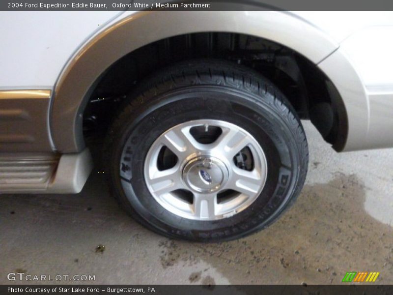 Oxford White / Medium Parchment 2004 Ford Expedition Eddie Bauer