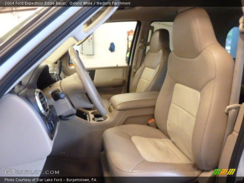 Oxford White / Medium Parchment 2004 Ford Expedition Eddie Bauer