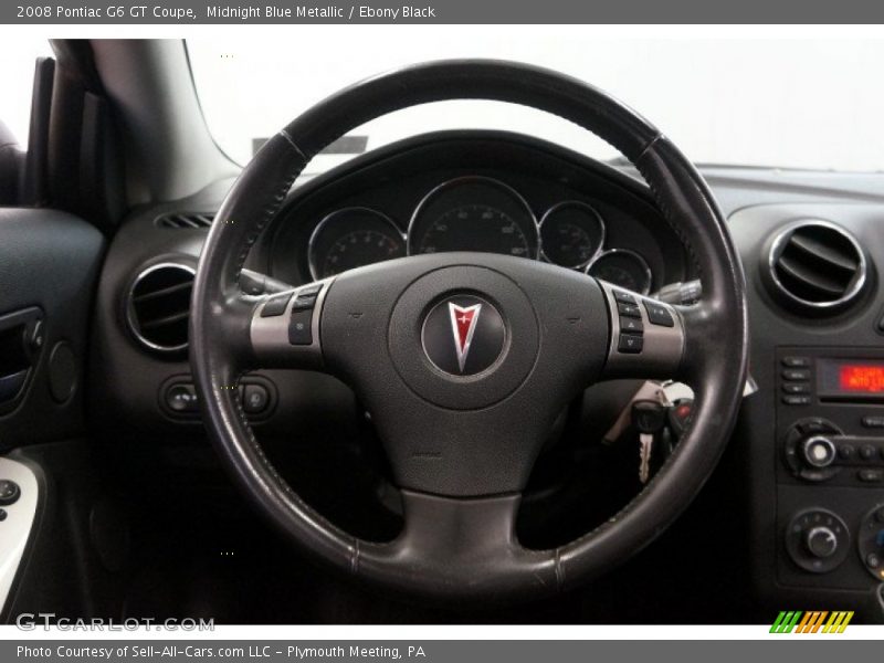 Midnight Blue Metallic / Ebony Black 2008 Pontiac G6 GT Coupe