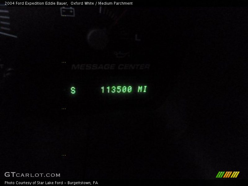 Oxford White / Medium Parchment 2004 Ford Expedition Eddie Bauer