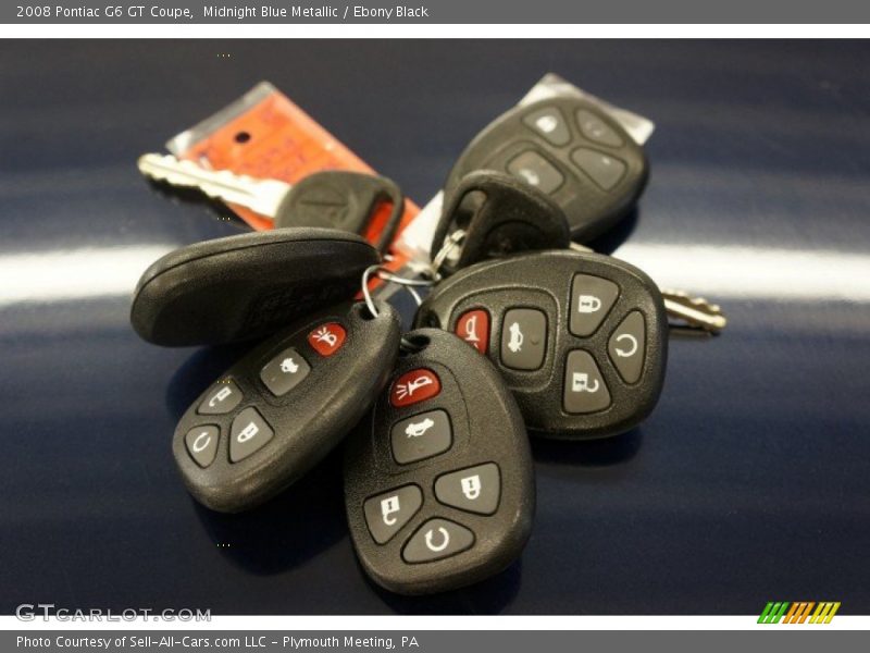 Midnight Blue Metallic / Ebony Black 2008 Pontiac G6 GT Coupe