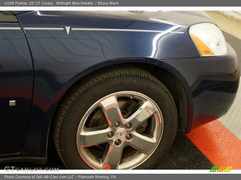 Midnight Blue Metallic / Ebony Black 2008 Pontiac G6 GT Coupe