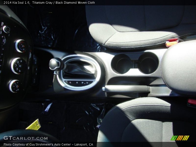 Titanium Gray / Black Diamond Woven Cloth 2014 Kia Soul 1.6