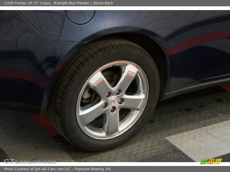 Midnight Blue Metallic / Ebony Black 2008 Pontiac G6 GT Coupe