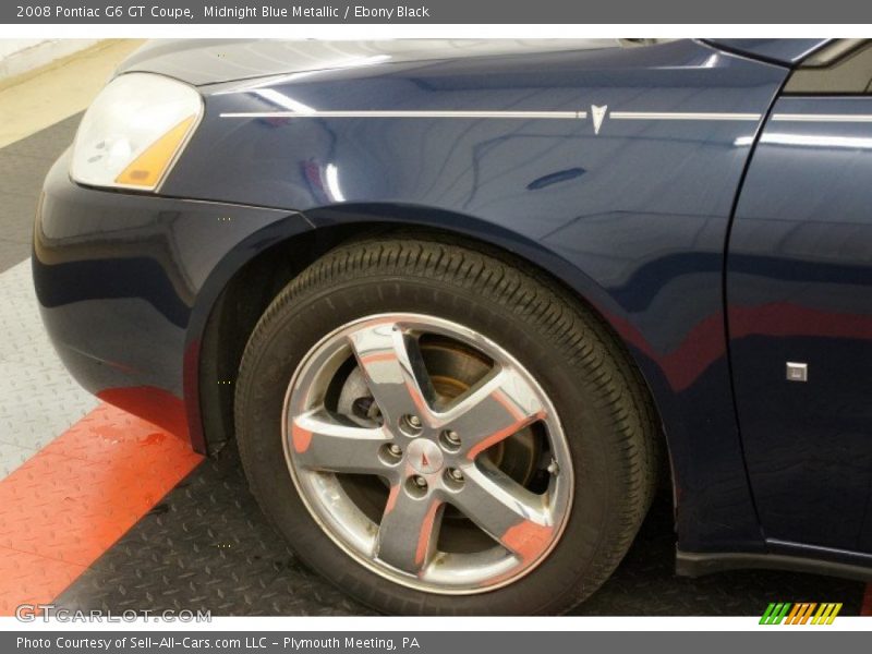 Midnight Blue Metallic / Ebony Black 2008 Pontiac G6 GT Coupe