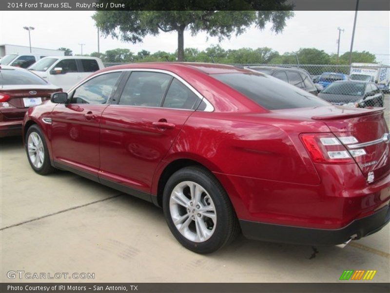 Ruby Red / Dune 2014 Ford Taurus SEL
