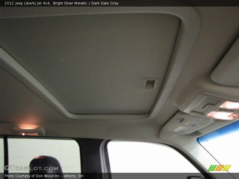 Bright Silver Metallic / Dark Slate Gray 2012 Jeep Liberty Jet 4x4
