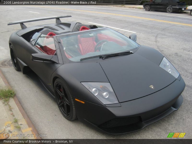 Front 3/4 View of 2008 Murcielago LP640 Roadster