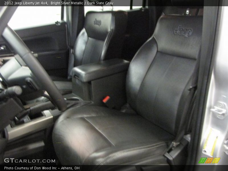 Bright Silver Metallic / Dark Slate Gray 2012 Jeep Liberty Jet 4x4