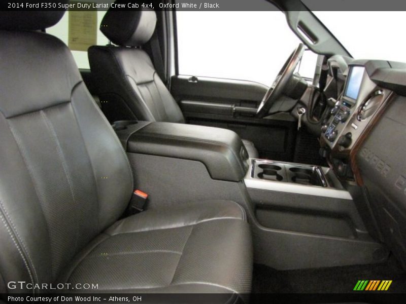 Oxford White / Black 2014 Ford F350 Super Duty Lariat Crew Cab 4x4