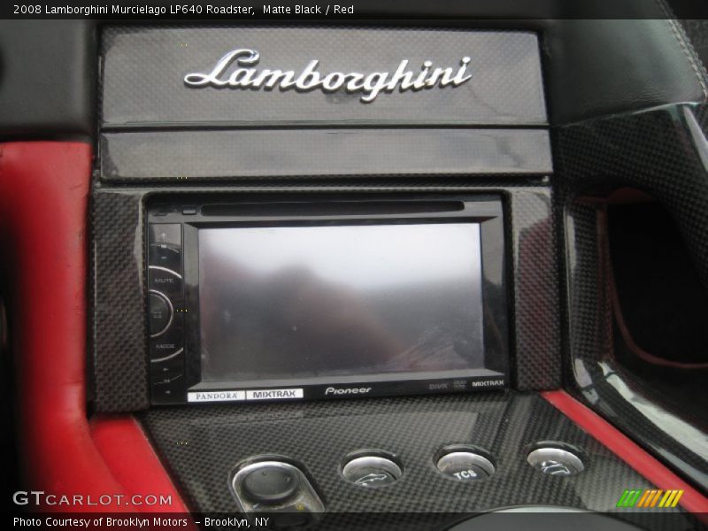 Matte Black / Red 2008 Lamborghini Murcielago LP640 Roadster