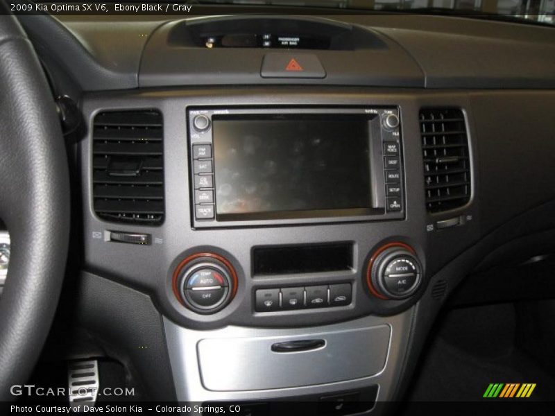 Ebony Black / Gray 2009 Kia Optima SX V6