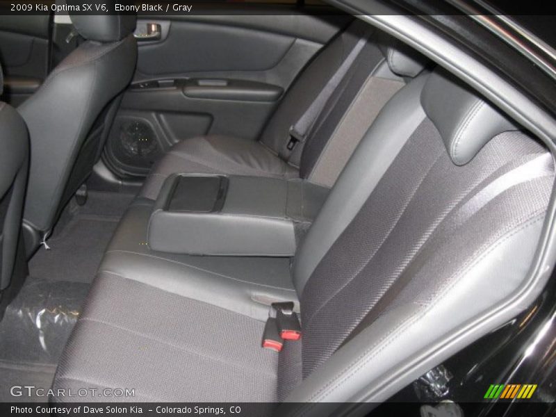 Ebony Black / Gray 2009 Kia Optima SX V6