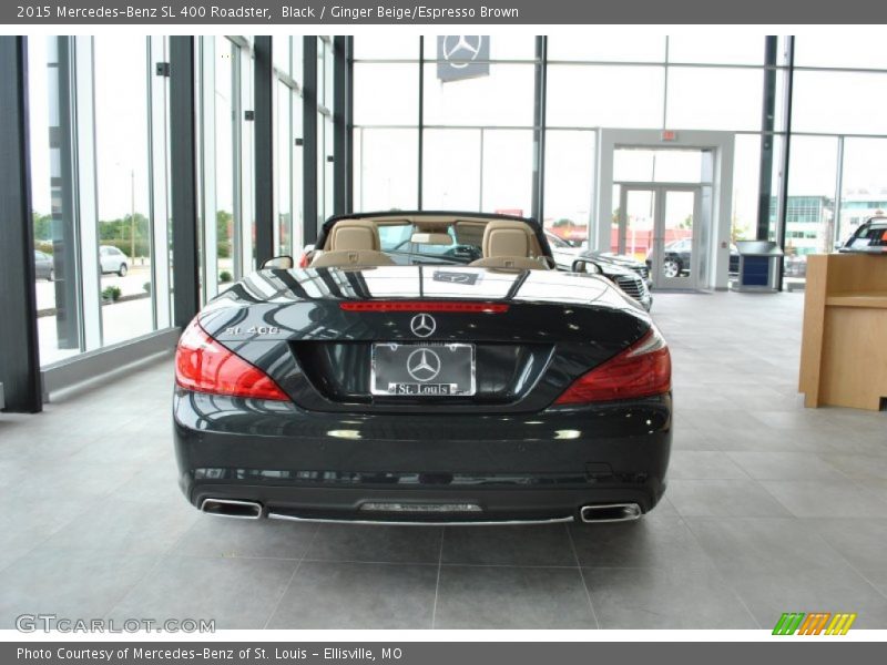 Black / Ginger Beige/Espresso Brown 2015 Mercedes-Benz SL 400 Roadster