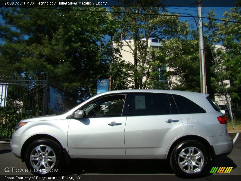 Billet Silver Metallic / Ebony 2009 Acura MDX Technology