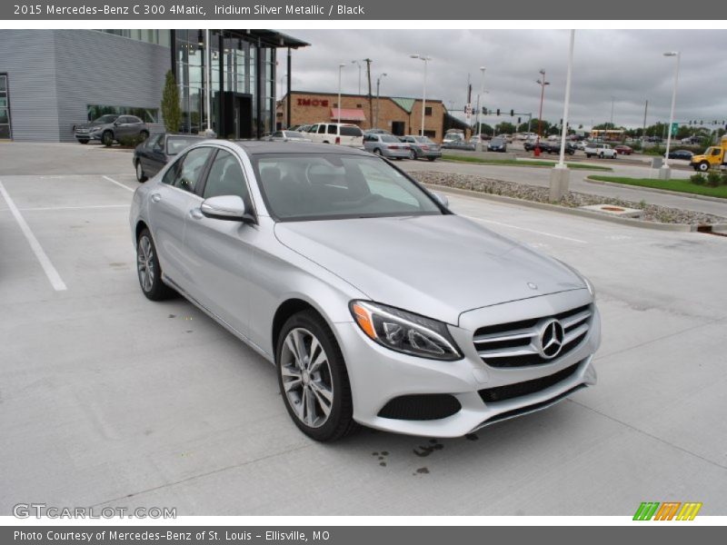Iridium Silver Metallic / Black 2015 Mercedes-Benz C 300 4Matic