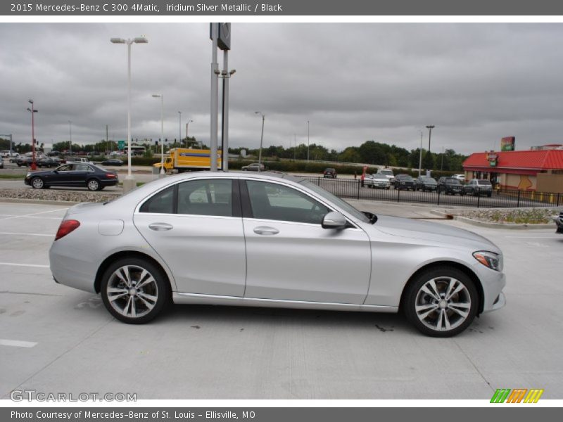 Iridium Silver Metallic / Black 2015 Mercedes-Benz C 300 4Matic