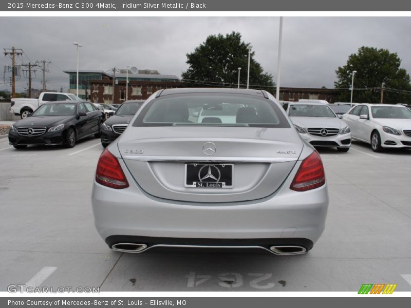 Iridium Silver Metallic / Black 2015 Mercedes-Benz C 300 4Matic