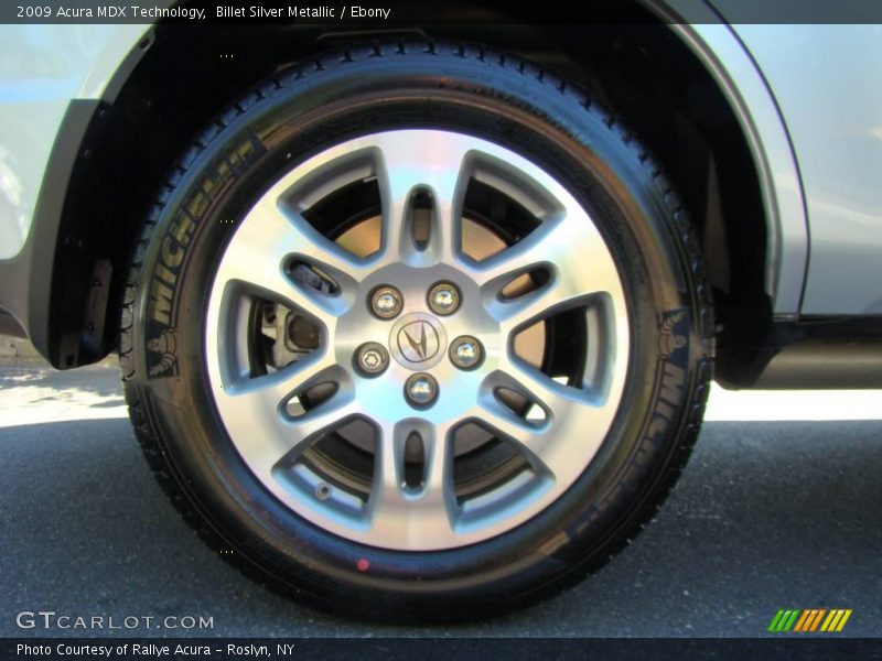 Billet Silver Metallic / Ebony 2009 Acura MDX Technology