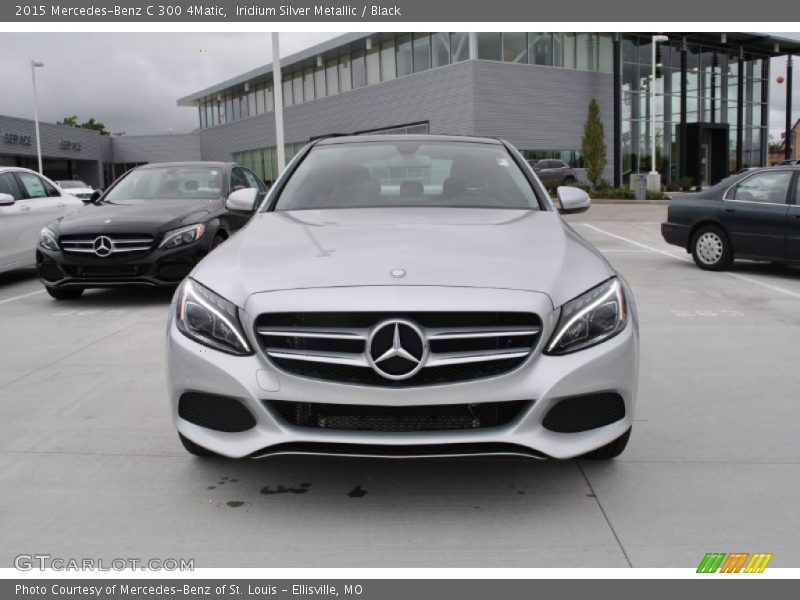 Iridium Silver Metallic / Black 2015 Mercedes-Benz C 300 4Matic