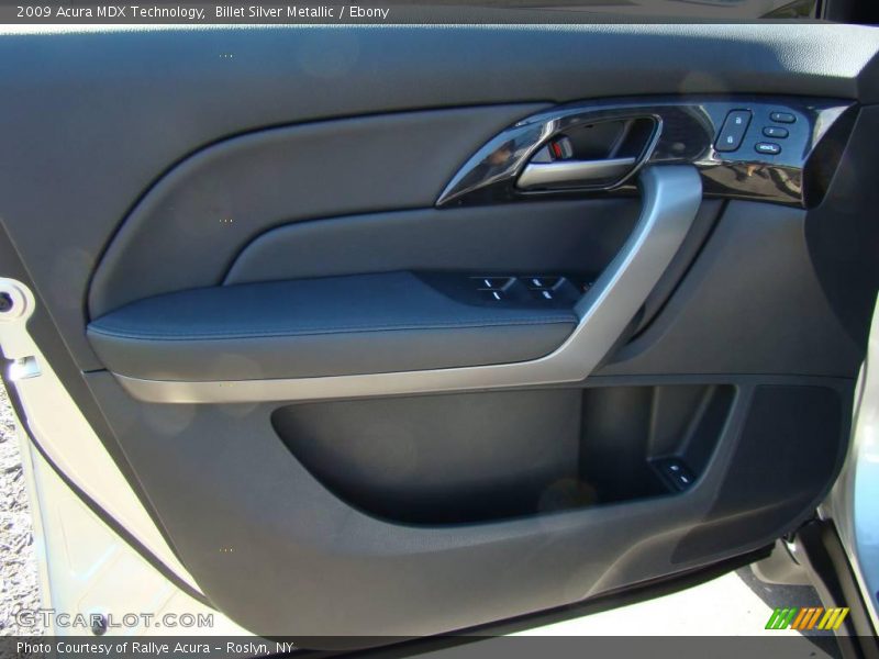 Billet Silver Metallic / Ebony 2009 Acura MDX Technology