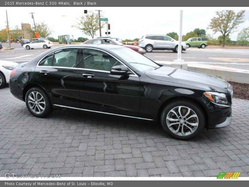 Black / Black 2015 Mercedes-Benz C 300 4Matic