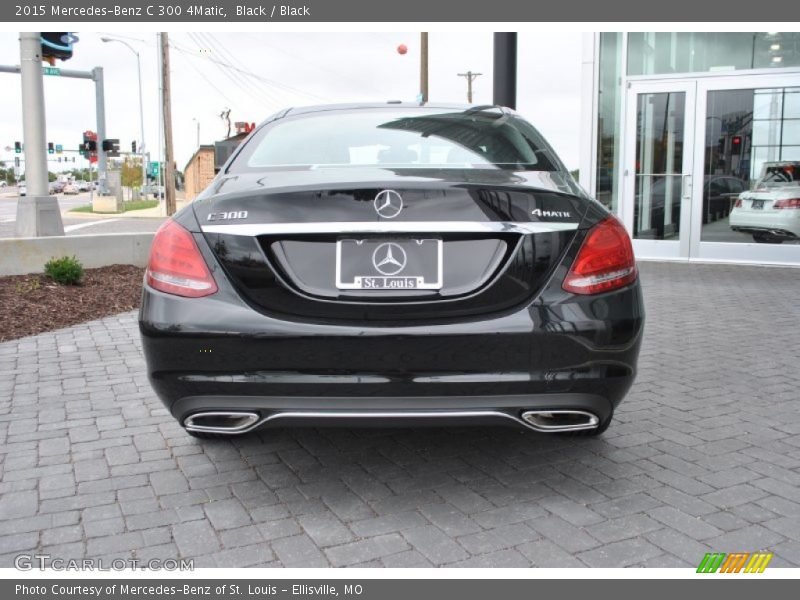 Black / Black 2015 Mercedes-Benz C 300 4Matic
