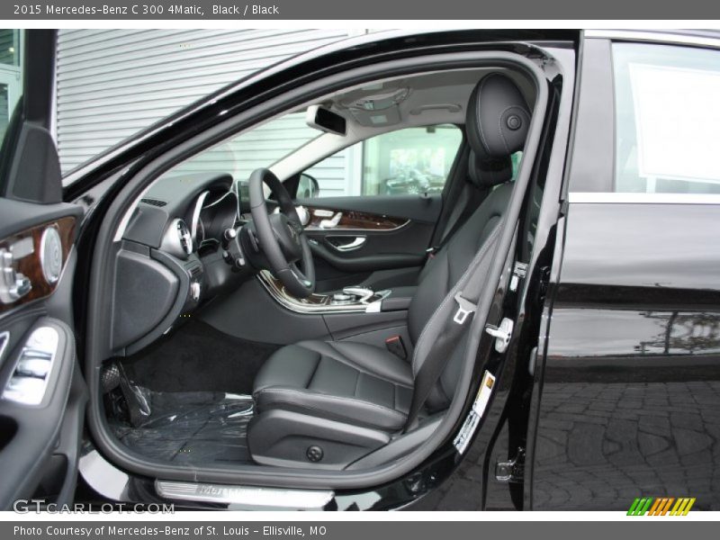 Black / Black 2015 Mercedes-Benz C 300 4Matic