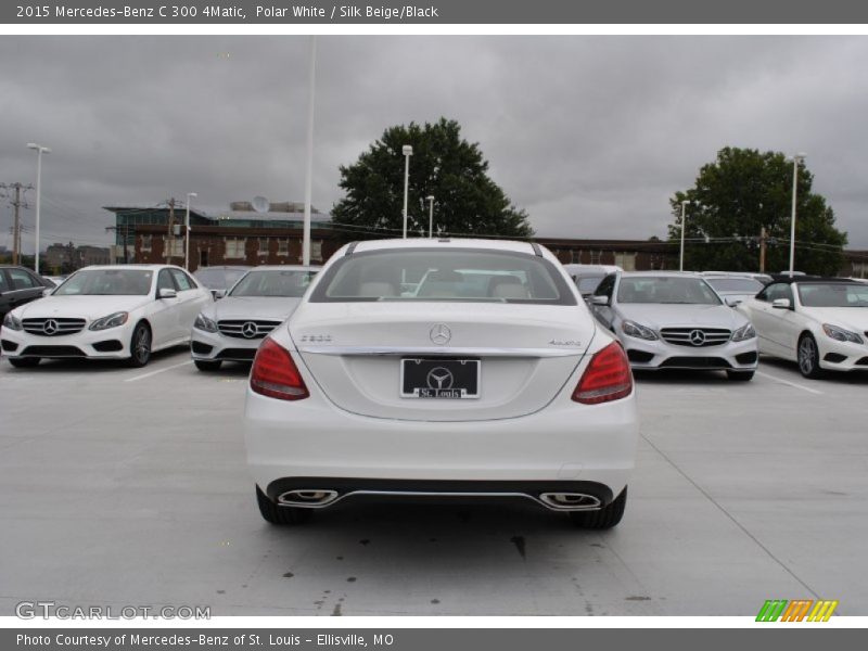 Polar White / Silk Beige/Black 2015 Mercedes-Benz C 300 4Matic