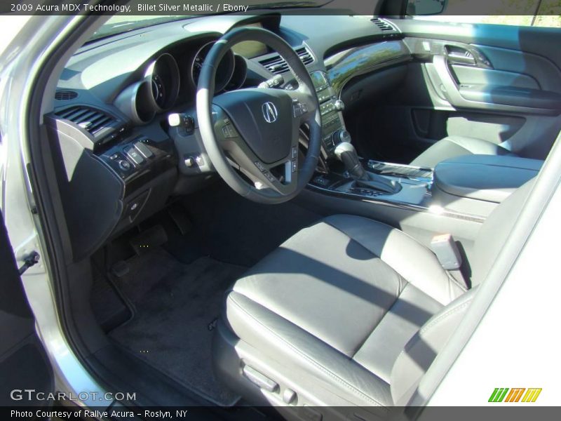 Billet Silver Metallic / Ebony 2009 Acura MDX Technology