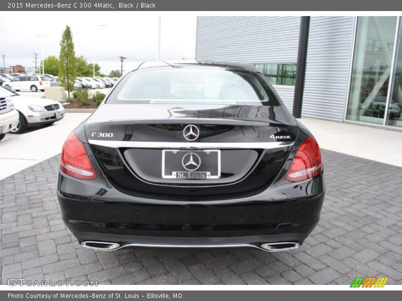 Black / Black 2015 Mercedes-Benz C 300 4Matic