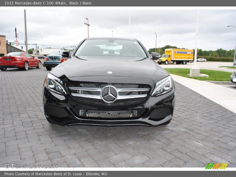 Black / Black 2015 Mercedes-Benz C 300 4Matic