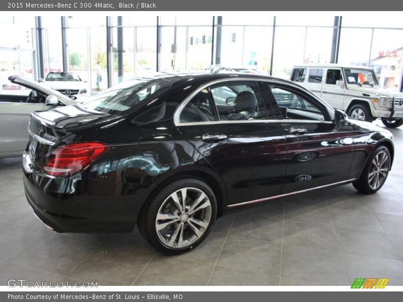 Black / Black 2015 Mercedes-Benz C 300 4Matic