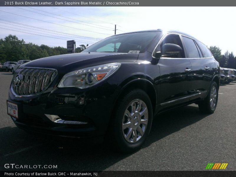Dark Sapphire Blue Metallic / Choccachino/Cocoa 2015 Buick Enclave Leather