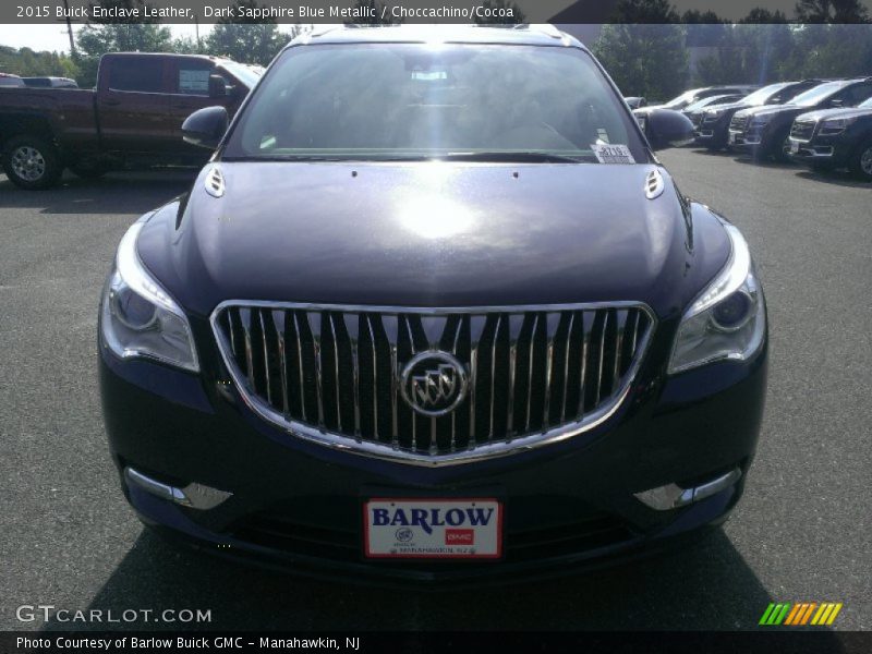 Dark Sapphire Blue Metallic / Choccachino/Cocoa 2015 Buick Enclave Leather