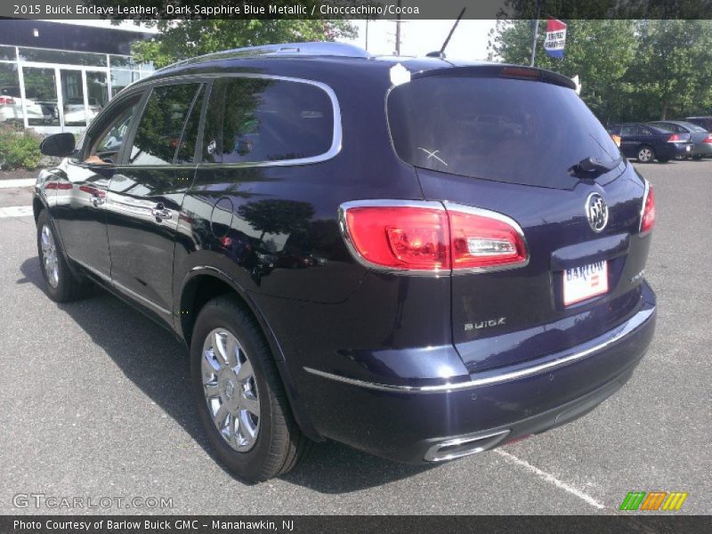 Dark Sapphire Blue Metallic / Choccachino/Cocoa 2015 Buick Enclave Leather